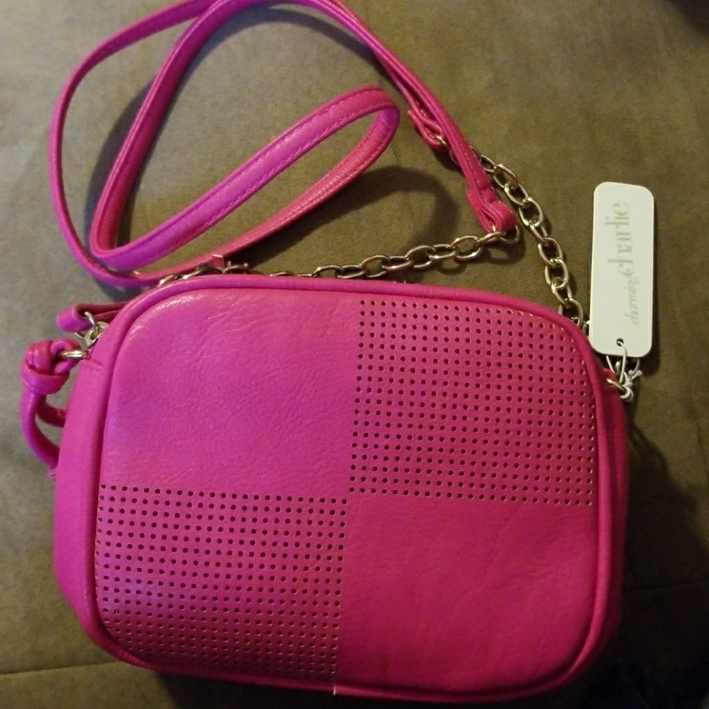 Charming Charlie Pink Crossbody